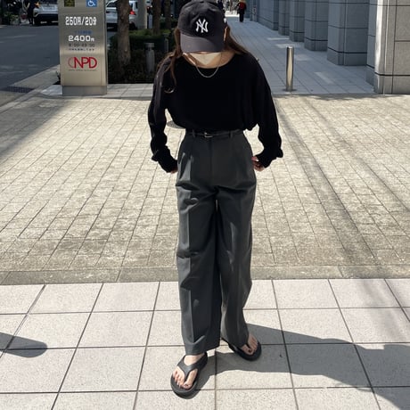 【SAMPLE SALE】boat neck sheer knit pullover