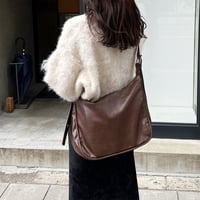 double belt shoulder bag