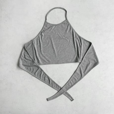 halter neck rap bustier