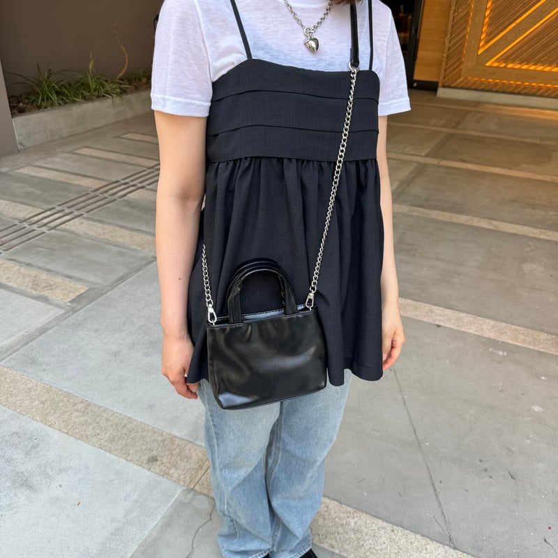 2way mini tote chain bag | LE MORE