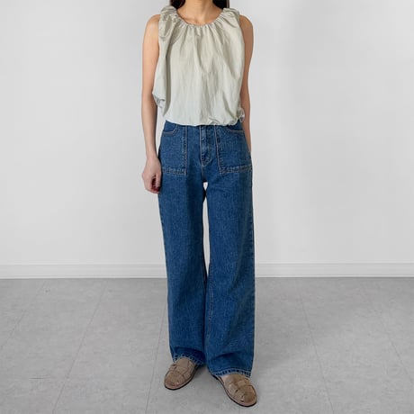【SAMPLE SALE】drawstring balloon tank blouse
