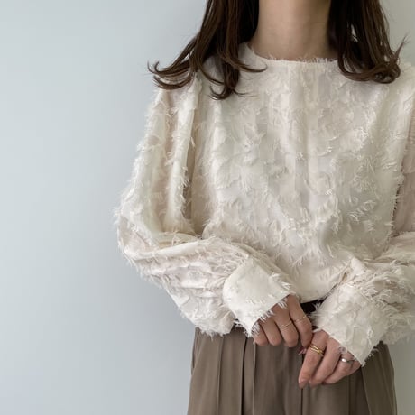 shaggy design blouse