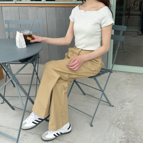 【SAMPLE SALE】2way off shoulder cut sew