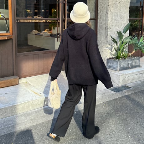 hoodie knit pullover