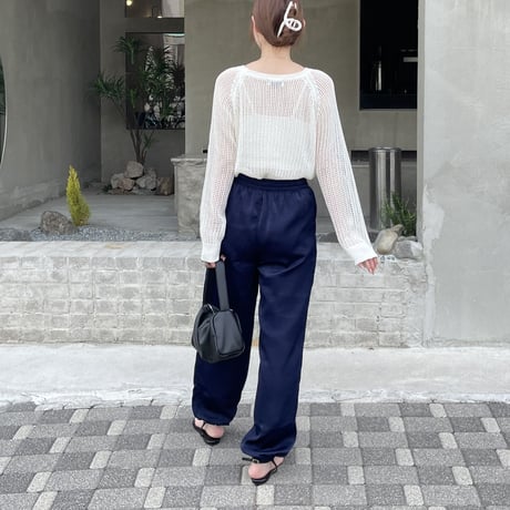 satin jogger pants