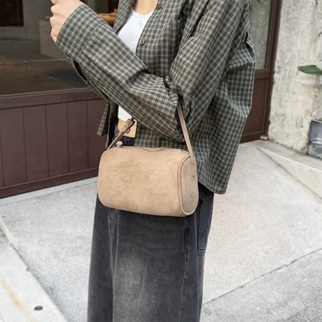【SAMPLE SALE】mulch way square mini bag _ suede