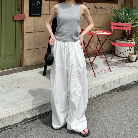 【SAMPLE SALE】simple rib tank