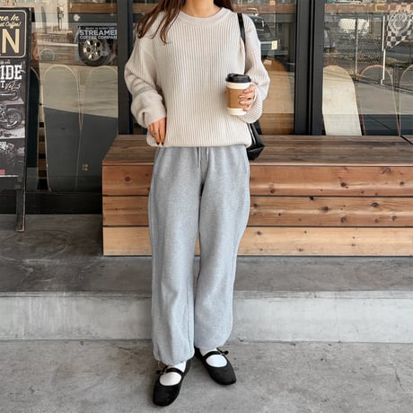 wool lining sweat pants