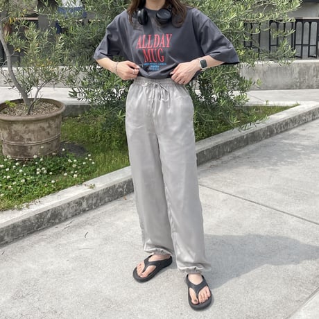satin jogger pants