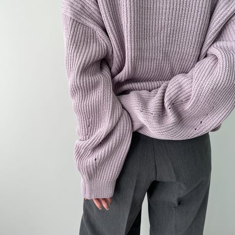 pastel color knit pullover