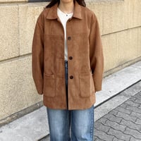 suede half jacket