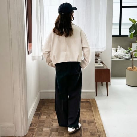 W zip short jacket