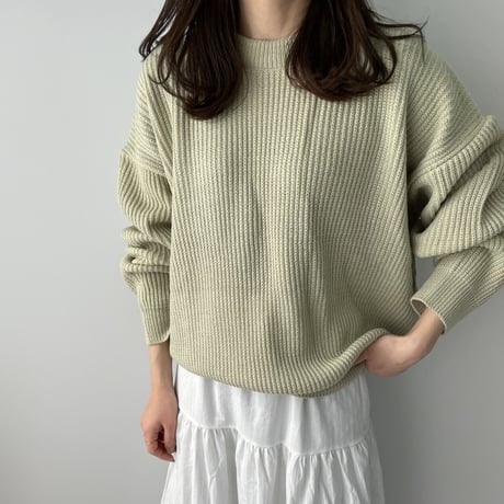 pastel color knit pullover