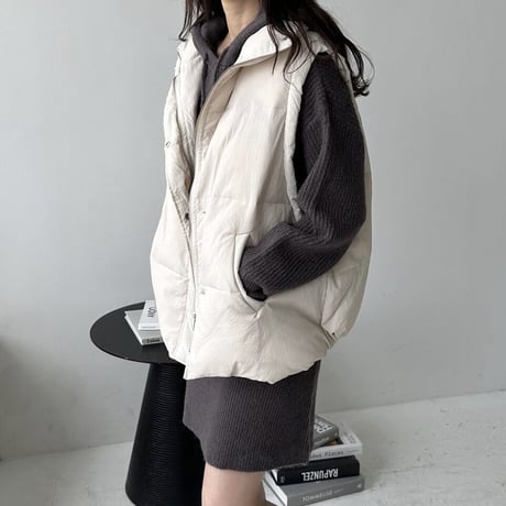vintage taffeta down vest