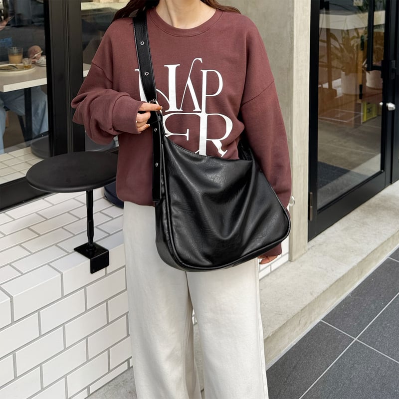 double belt shoulder bag | LE MORE