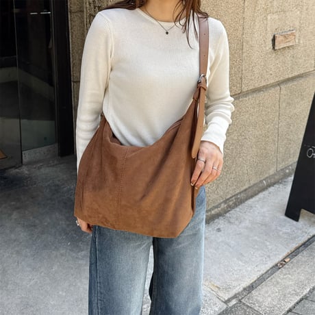 suede touch 2way shoulder bag