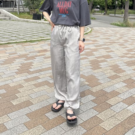 satin jogger pants