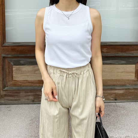 【SAMPLE SALE】simple rib tank