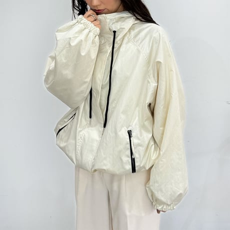 W zip hoodie blouson
