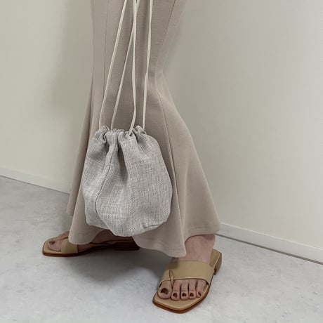 【SAMPLE SALE】mini linen purse bag