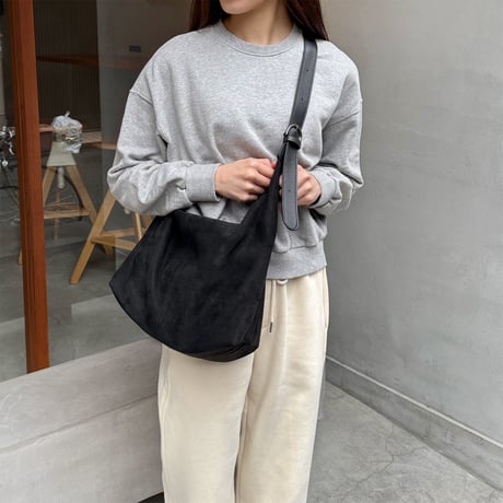 suede touch 2way shoulder bag