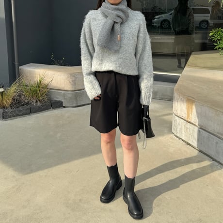 short knit muffler