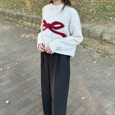 ribbon design knit