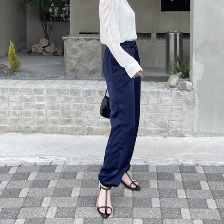 satin jogger pants