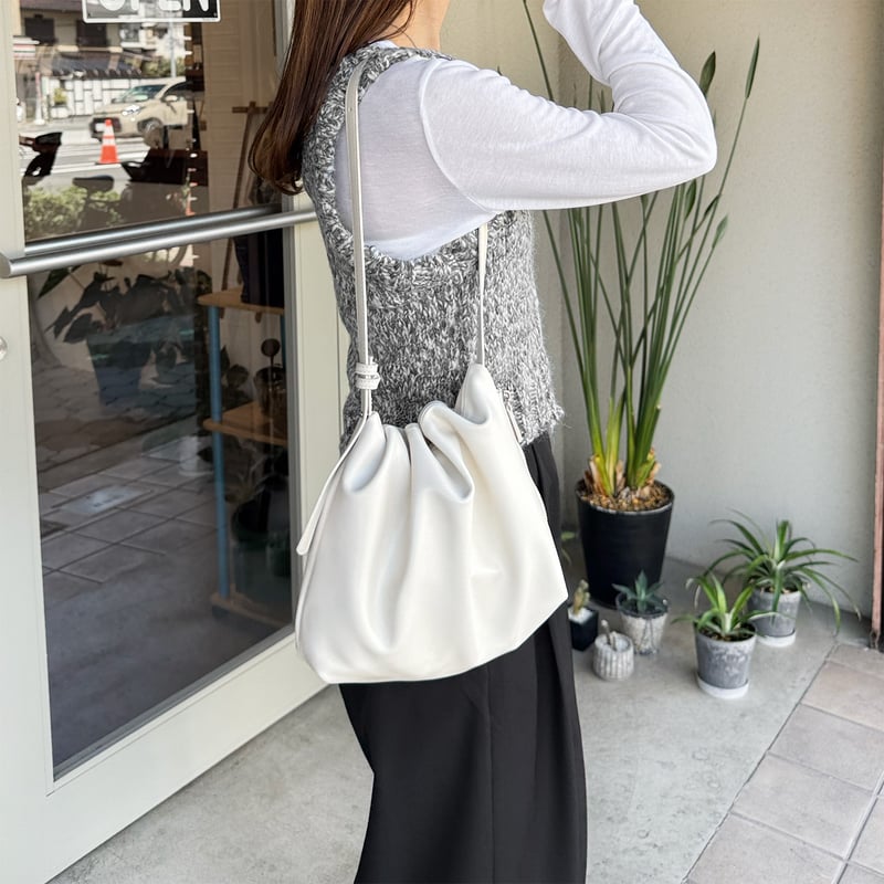 NEW COLOR!!》one handle gather shoulder bag | L