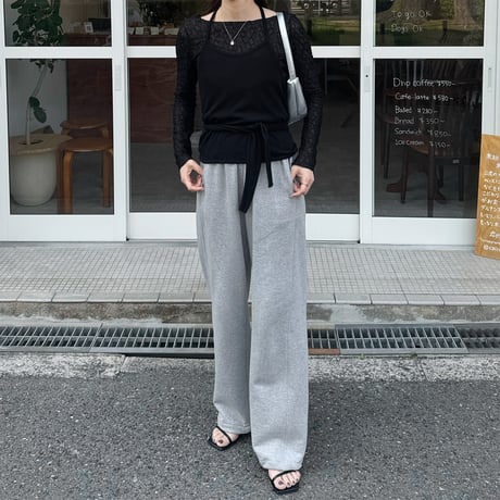 【SAMPLE SALE】wave design sheer tops