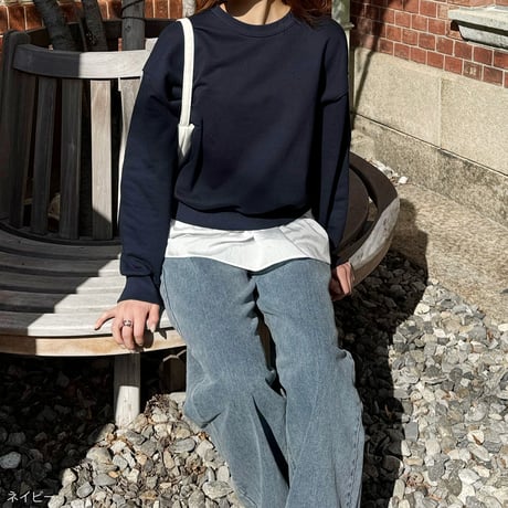 compact sweat pullover