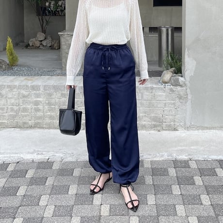 satin jogger pants