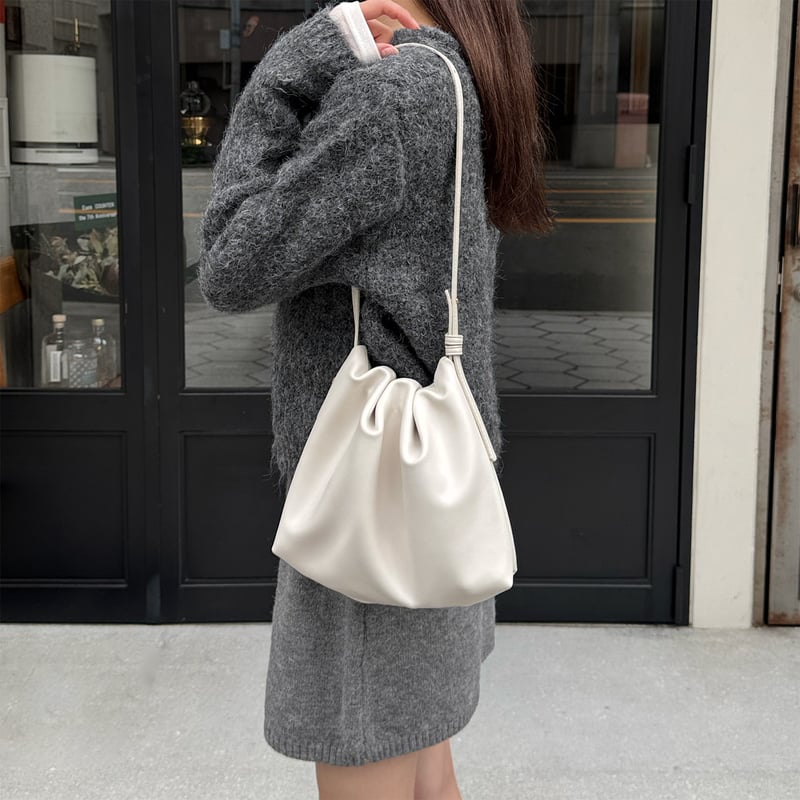 NEW COLOR!!》one handle gather shoulder bag | L