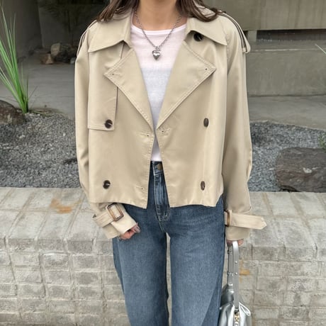 short trench coat