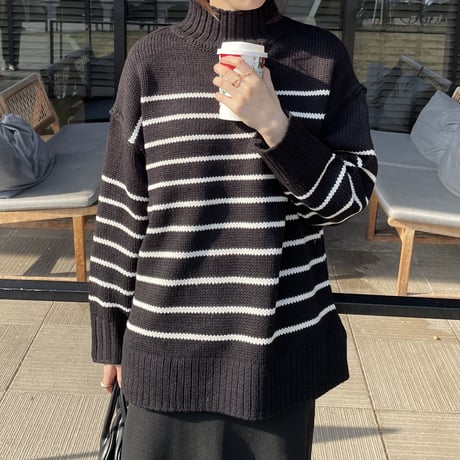 loose border turtle knit