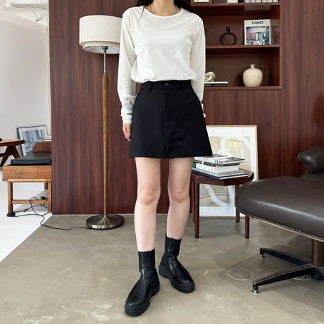 ester twill mini skirt
