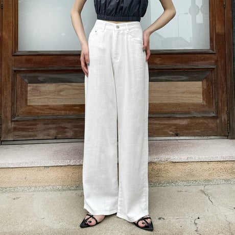 【SAMPLE SALE】cotton linen denim