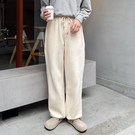 wool lining sweat pants