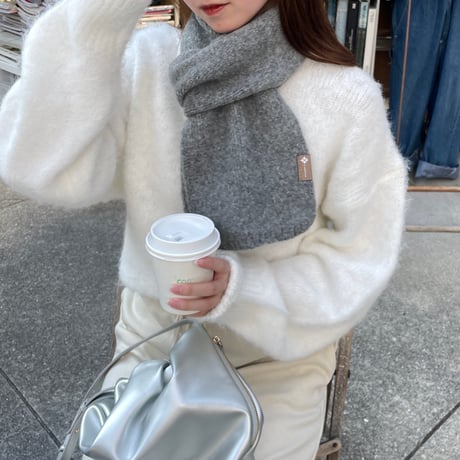 short knit muffler