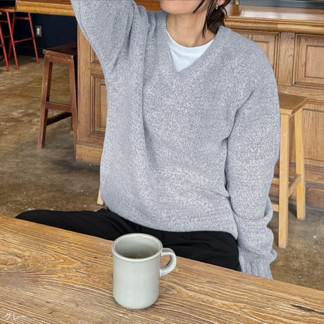 daily V neck knit
