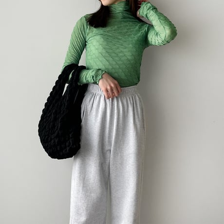 【SAMPLE SALE】sheer wave turtle tops