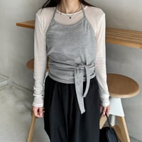 【SAMPLE SALE】halter neck rap bustier