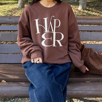 front logo sweat