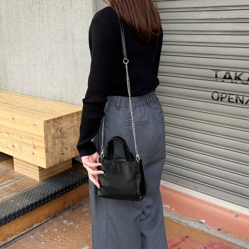 2way mini tote chain bag | LE MORE