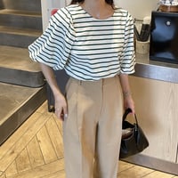 balloon sleeve border T