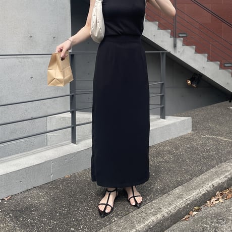 【SAMPLE SALE】narrow back slit skirt