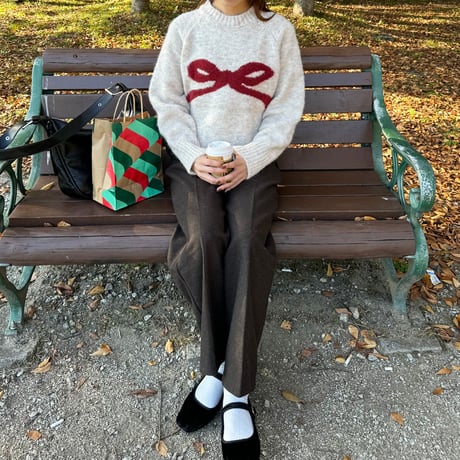 ribbon design knit