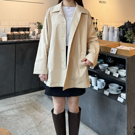 【SAMPLE SALE】soutien collar spring coat