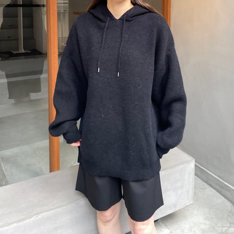 hoodie knit pullover