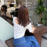 back open half sleeve tops